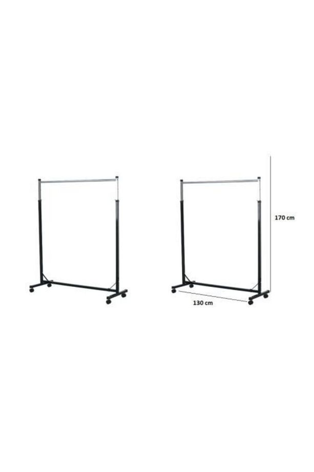 Tekerlekli Stand Askılık (eşek) Tekli Ayarlı Stant - 1