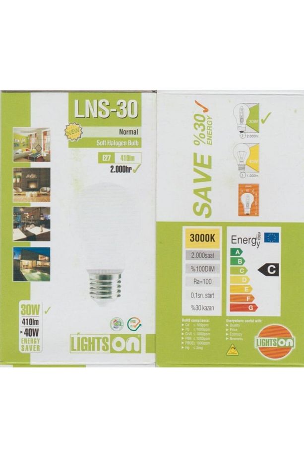 30w E27 Duy Soft Halojen Ampul - 2