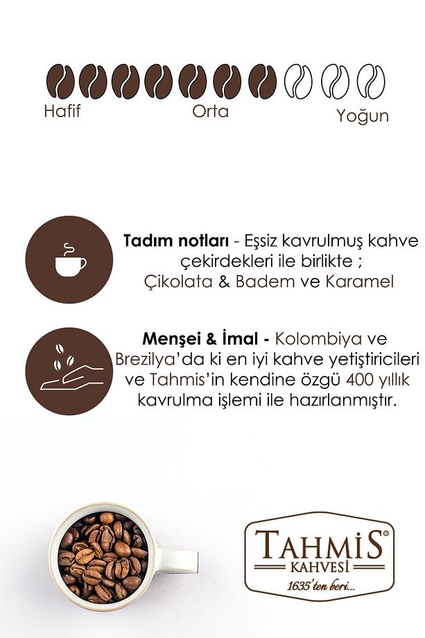 Espresso Blend Çekirdek Kahve 250 gr - 3