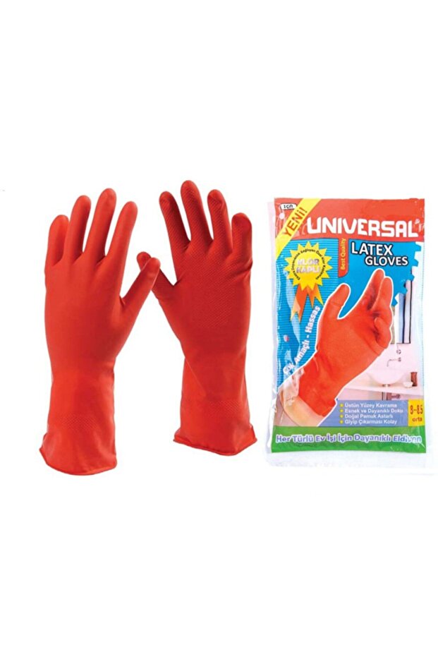 Latex Bulaşık Eldiveni 9 No - 1