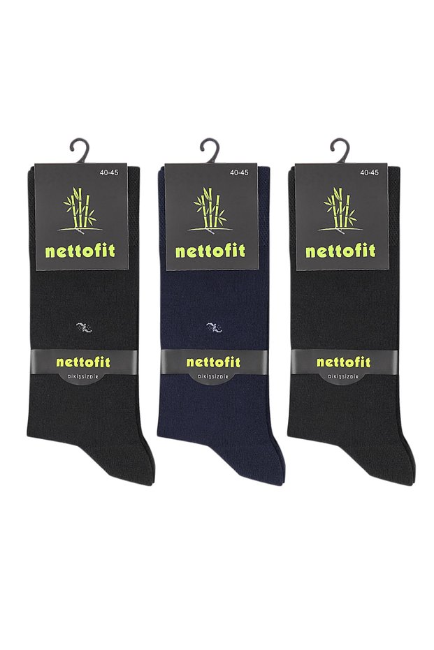 3-Piece Men's Seamless Bamboo Seasonal Socks