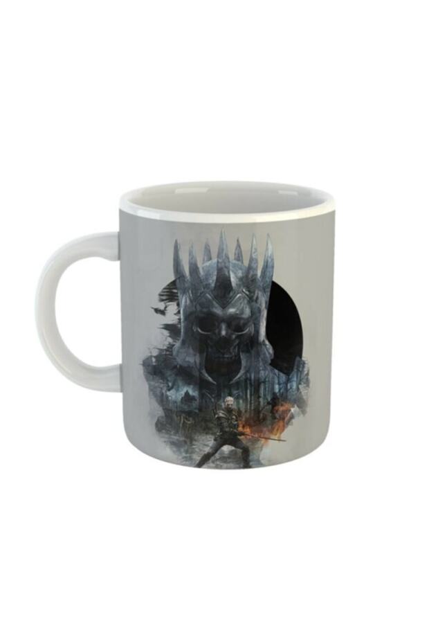 كوب/كوب مطبوع عليه Witcher Geralt وEredin