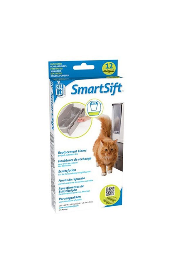 Smartsift Kedi Tuvaleti Yedek Atık Torbasi 12 Li 7000-50540 - 1