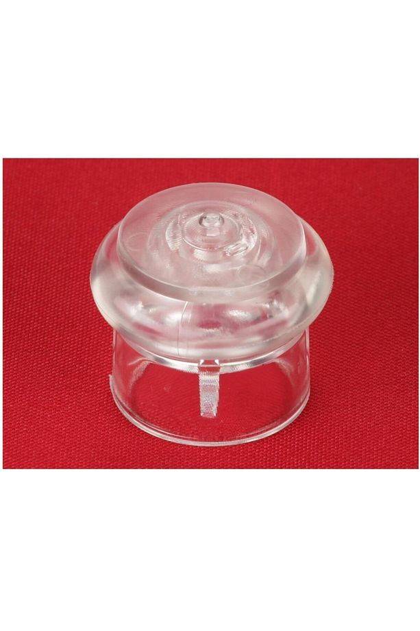 2 Adet Metali Kapı Yer Tamponu 3,5 Cm Stoper Şeffaf - 2