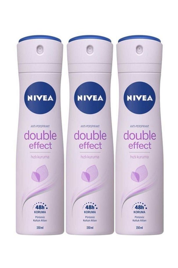 Double Effect Mor Düşler Sprey Deodorant 150 ml Kadın 3 Adet - 1
