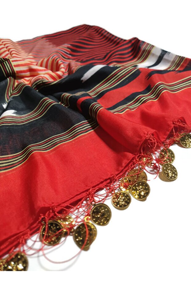 Hand Embroidered Authentic Pattern Sequin Writing Local - 3