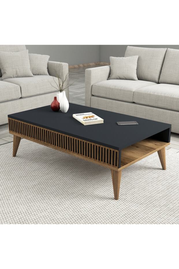 Milan Orta Sehpa - Ceviz / Antrasit - 1