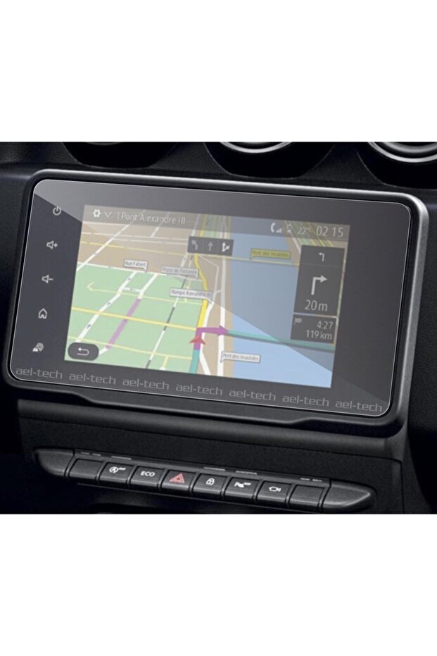 Dacia Sandero Stepway 8 Inch Navigation Compatible Screen Nano Protector 2021 2022 - 2