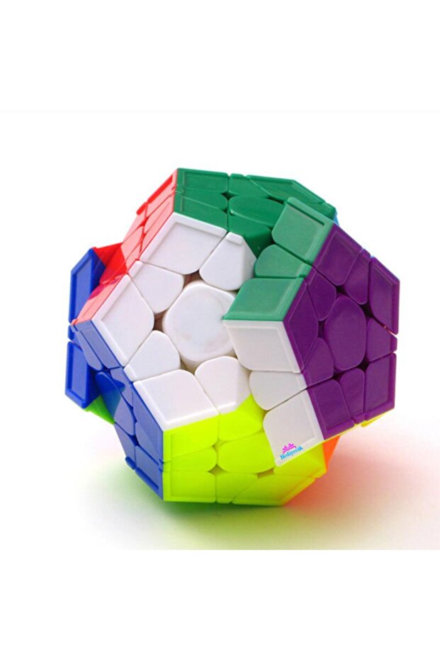 Orjinal Megaminx Pyraminx 2'li Zeka Küpü Rubik Küp Set - 2