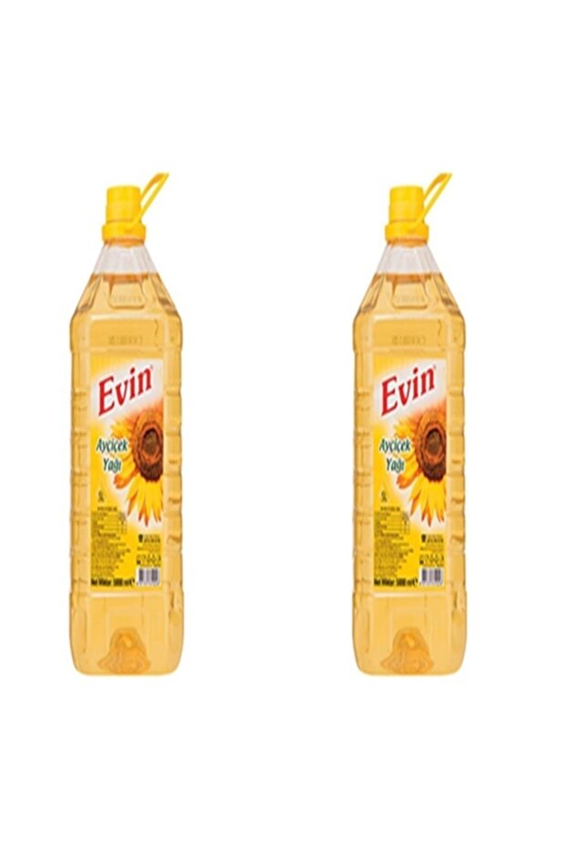 2 Adet Ayçiçek Yağı 5lt - 1