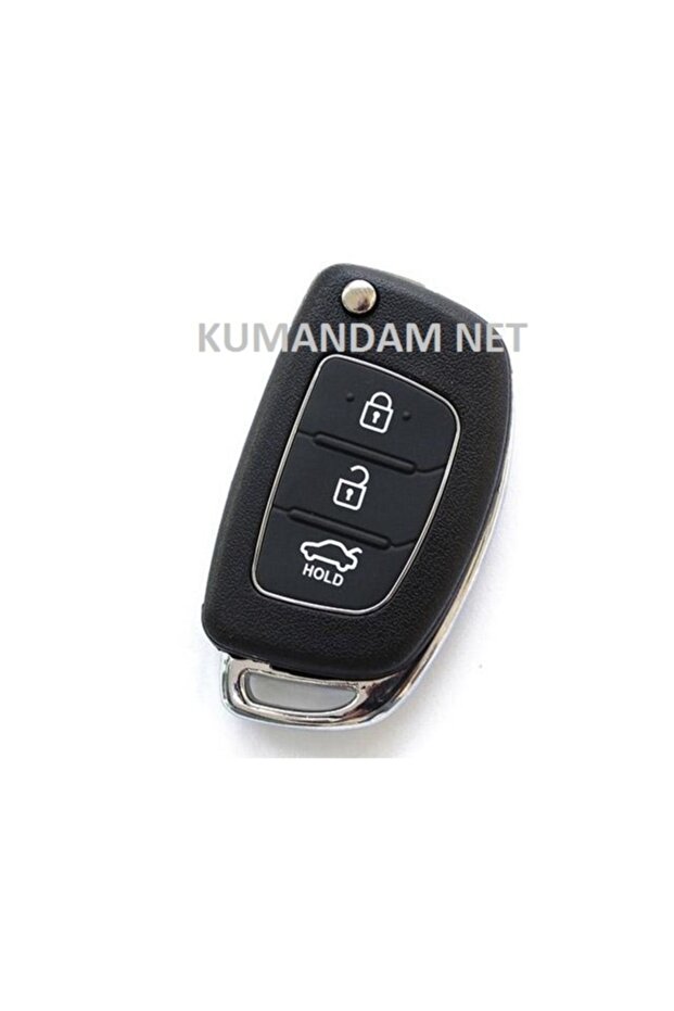 أزرق مميز - I20 - I30 - Ix35 حافظة تحكم بثلاثة أزرار