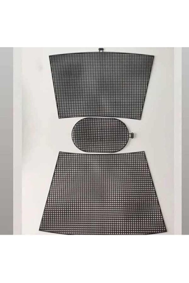 طقم شنط قماش 3 قطع Mr1 أسود