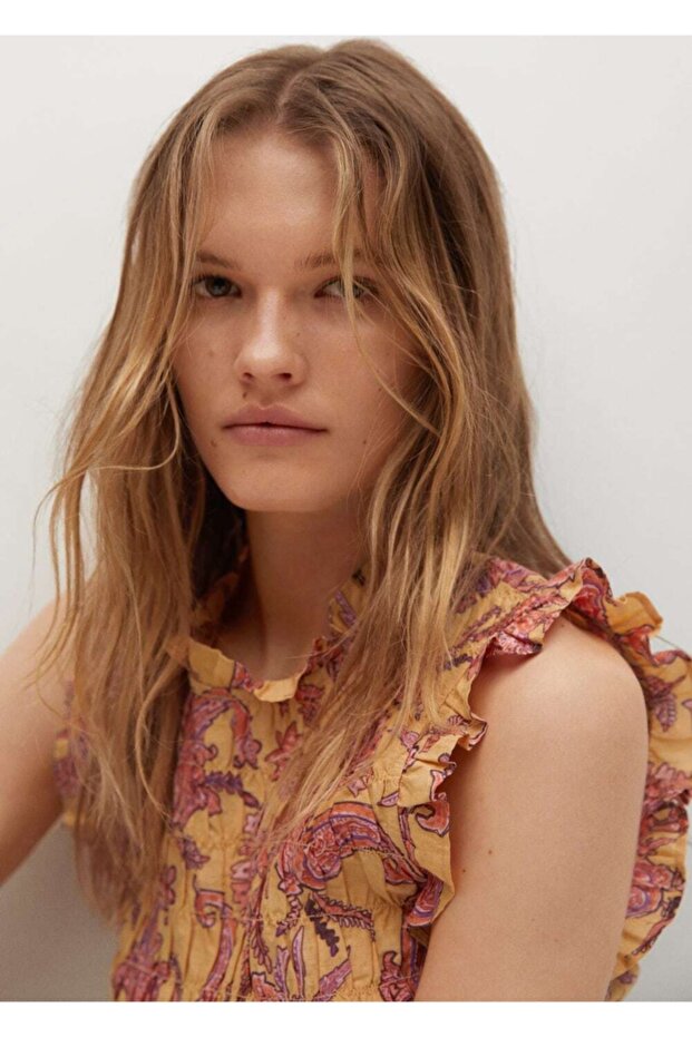 Büzgülü Pamuklu Üst - 5