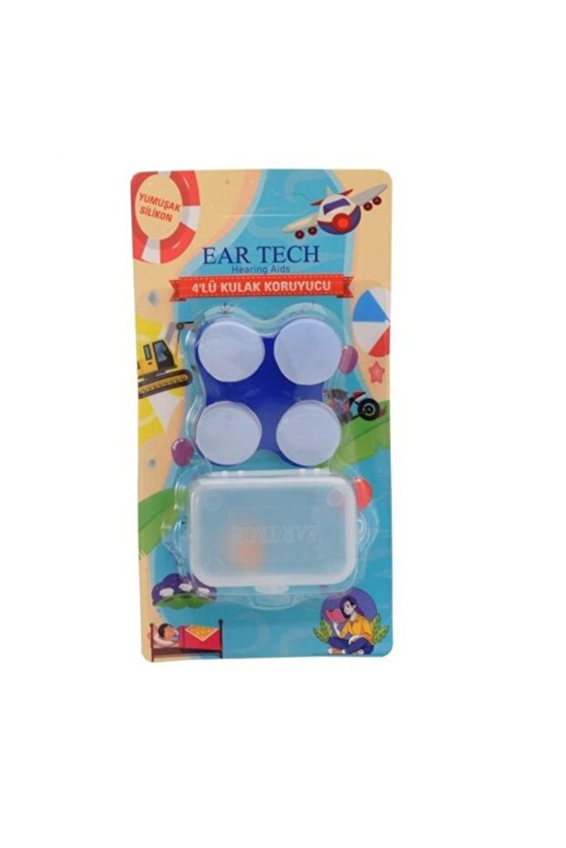 Silikon 4 Lü Kulak Tıkacı - 1
