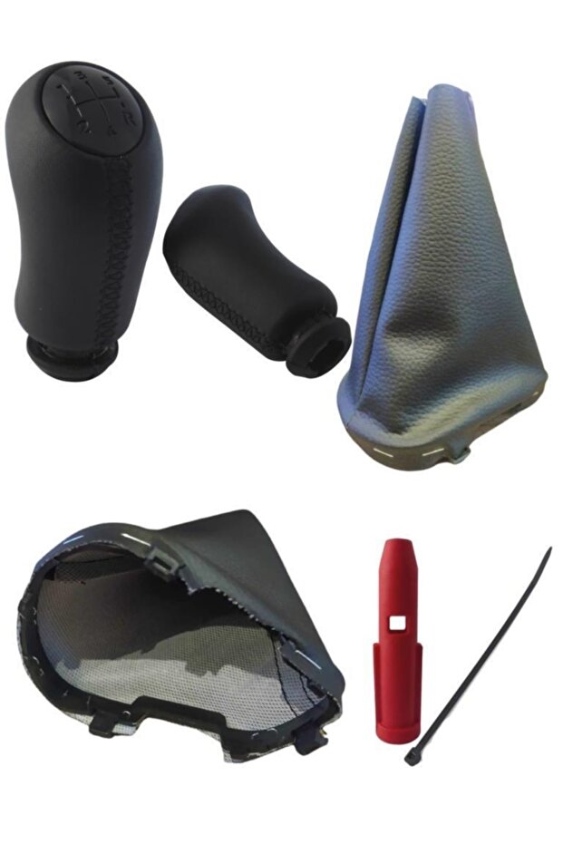 Logan 2 Sandero 2 Plastic Gear Shift Knob and Gaiter with Black Cover
