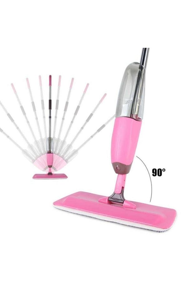 Sprey Mop Microfiber Bezli Deterjan Hazneli Paspas 360 Derece Dönen Su Püskürtmeli Sprey Paspas - 8