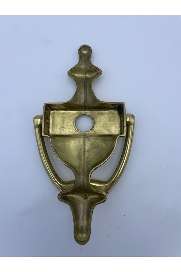 Çelik Kapı Taktak Prinç Sarı - Kapı Kolu Tokmağı Küçük Dürbün - 3