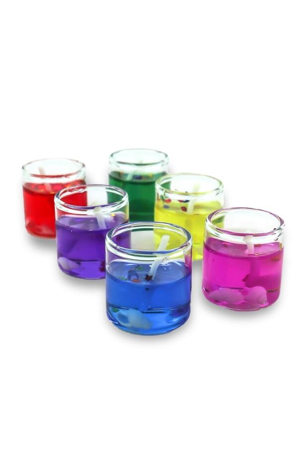 6’lı Mini Jel Mum - 1