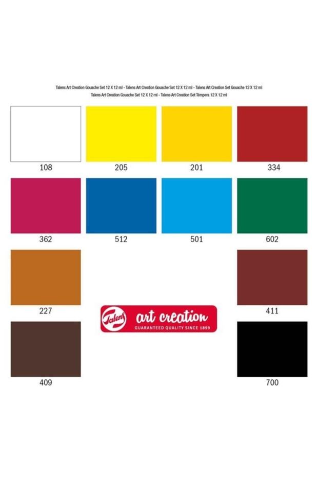 Art Creation Guaj Boya Seti 12ml X 12 Renk - 3
