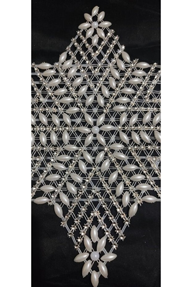 1 Piece Pulley Beaded Star Napkin Lace Tsrm3-1
