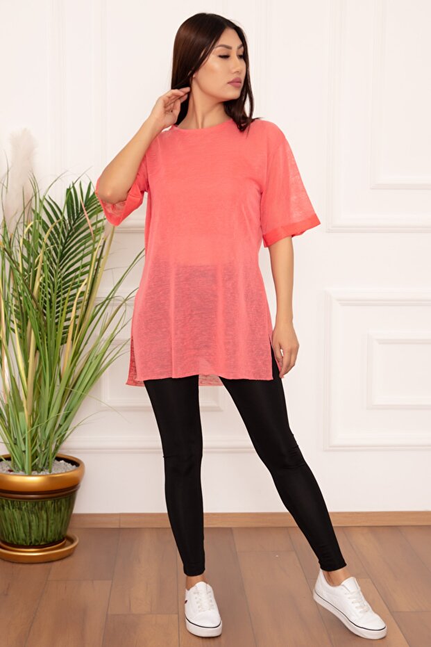 Bayan Basic Salaş Esp12 T-shirt - 3