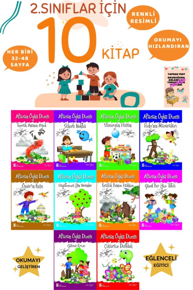 Fun 10-Book Set That Makes Students Love Reading and Develop a Reading Habit for 2Nd Grade Students Evony
