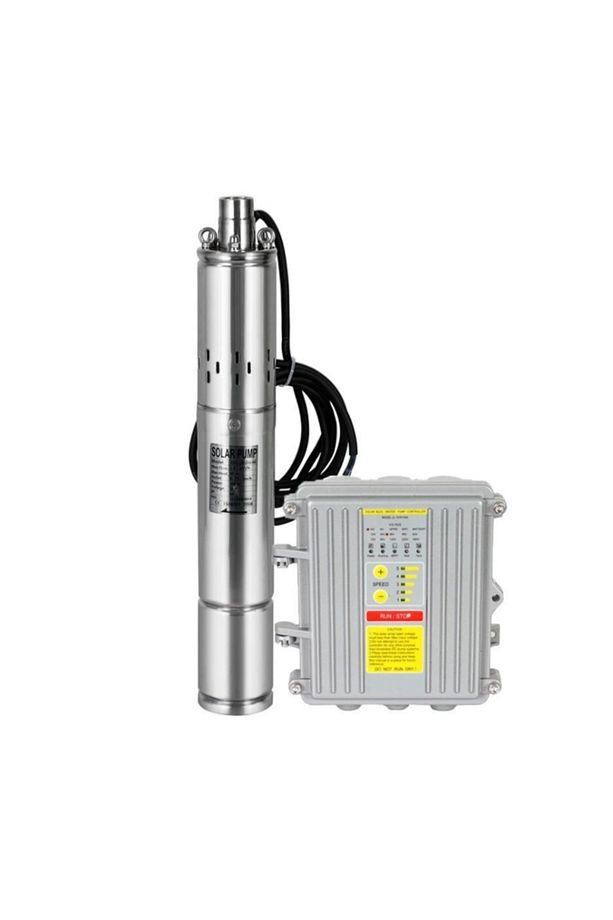 72 Volt Dc Solar Güneş Enerjili Dalgıç Pompa 70mm Dış Çap 900 Watt Panolu 130 Mss 2.2 M³/h - 1
