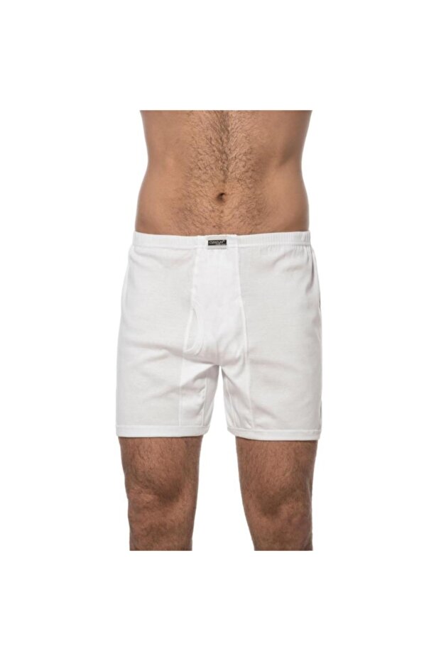 3 Pieces Men's Rib Argentine Long Johns Cotton White 0118