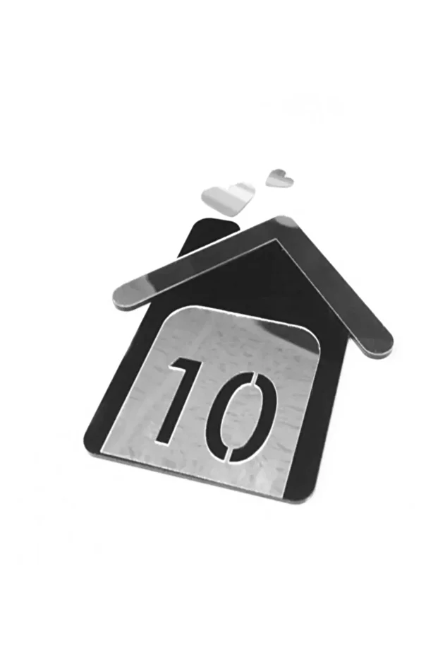 Ev Temalı Daire Kapı Numarası No:2 - 5