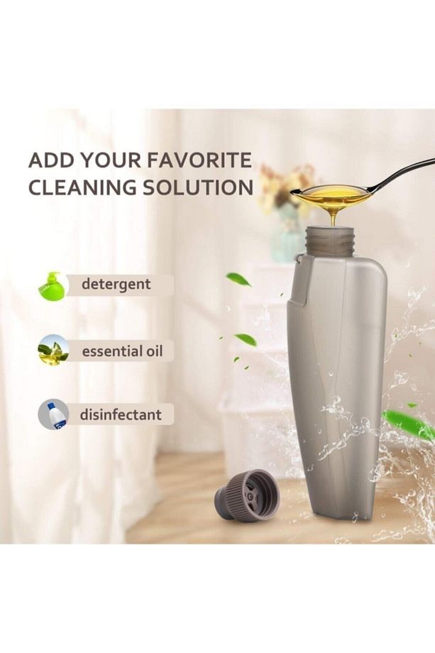 Sprey Mop Microfiber Bezli Deterjan Hazneli Paspas 360 Derece Dönen Su Püskürtmeli Sprey Paspas - 7