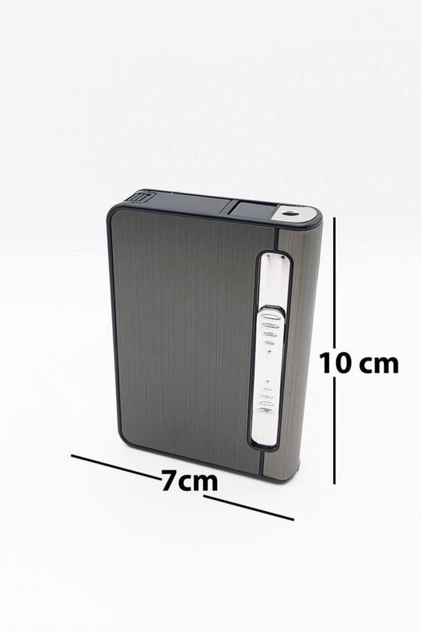Çakmak Tabaka Kısa Sigara Çıkaran Çakmaklı Tabaka - 3