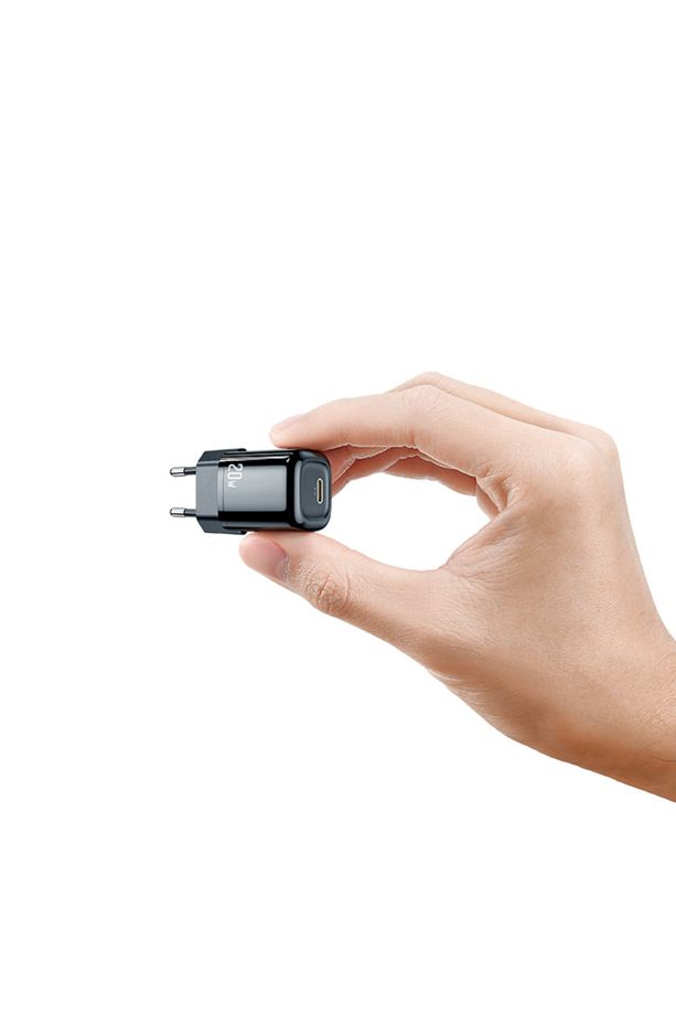 Ch-8291 20w Mini Pd Type-c Girişli Şarj Adaptörü-siyah - 5