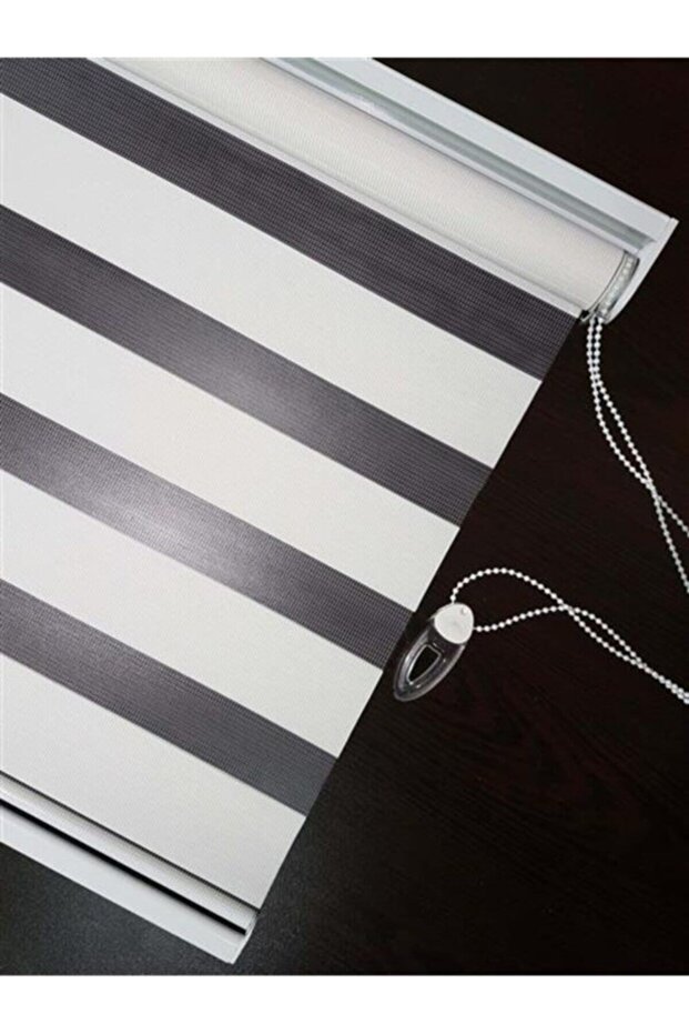 RÜYAPER Ekru Bambu Zebra Stor Perde - 4