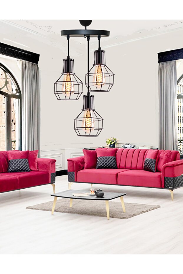 Zara New Black 3 Salon Avize - 5