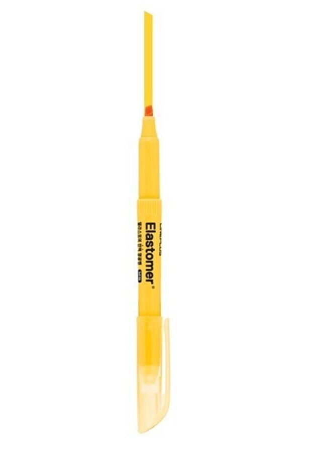 Elastomer Fosforlu Kalem Pastel Renkler Sarı - 1