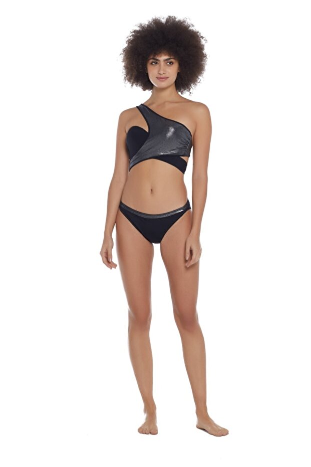 Tek Omuz Bikini Takımı - 1