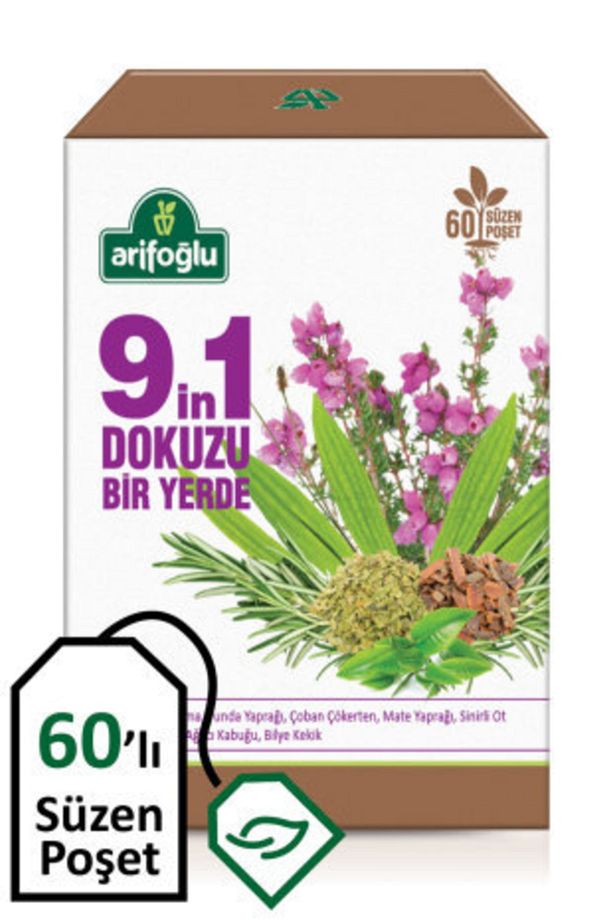 Dokuzu Bir Yerde 9in1 Form Çayı 60lı Süzen Poşet Çay - 1