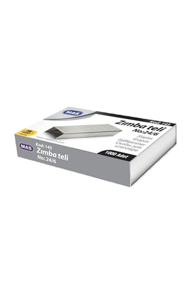 Gray Staple Machine Wire No 24/6 No 145, Slot Quality, Galvanized Coating New Series 1000 Pieces