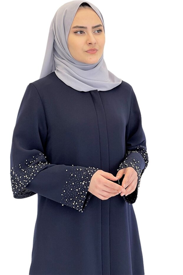Abaya Ferace Bleumarin - 2