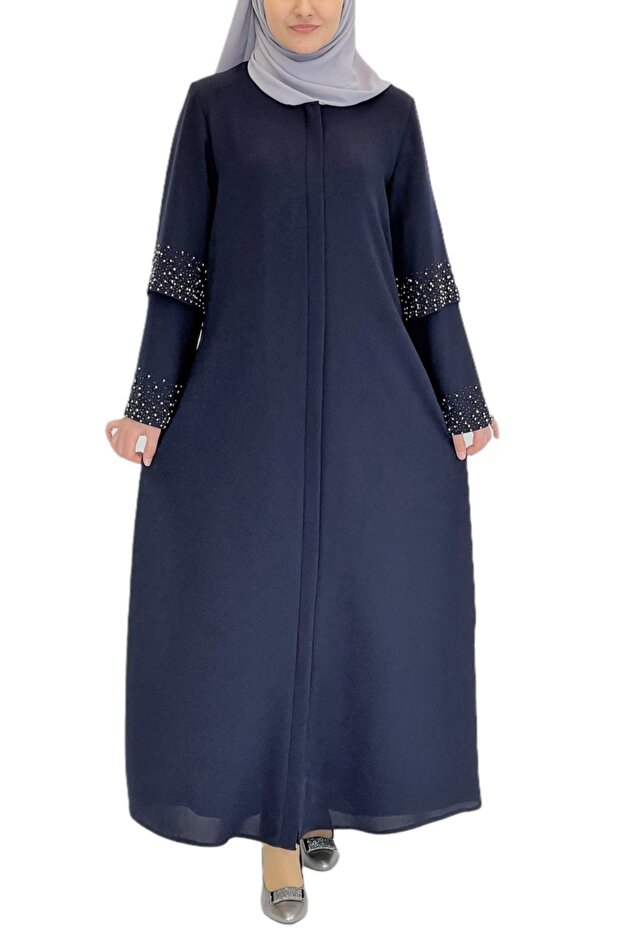 Abaya Ferace Bleumarin - 5