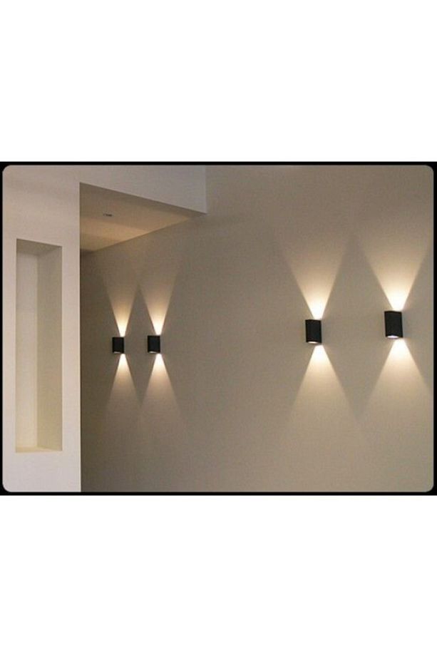 20 Adet Iç - Dış Mekan Dekoratif Çift Yönlü Aplik - Oval Siyah - 1