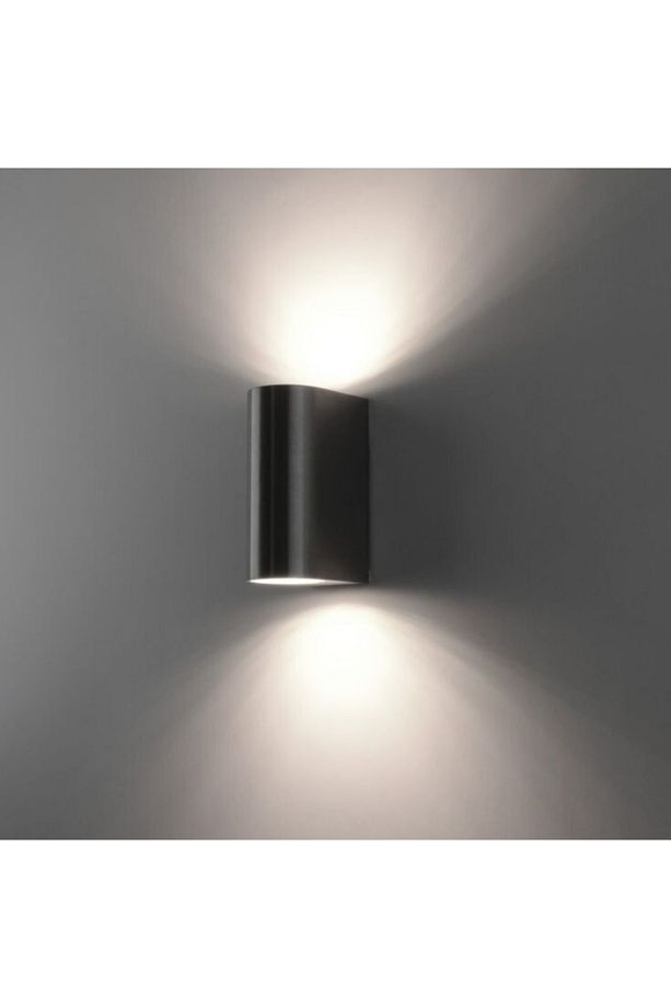 20 Adet Iç - Dış Mekan Dekoratif Çift Yönlü Aplik - Oval Siyah - 5