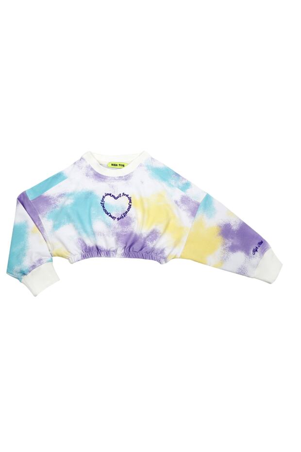 Çocuk Crop Sweatshırt