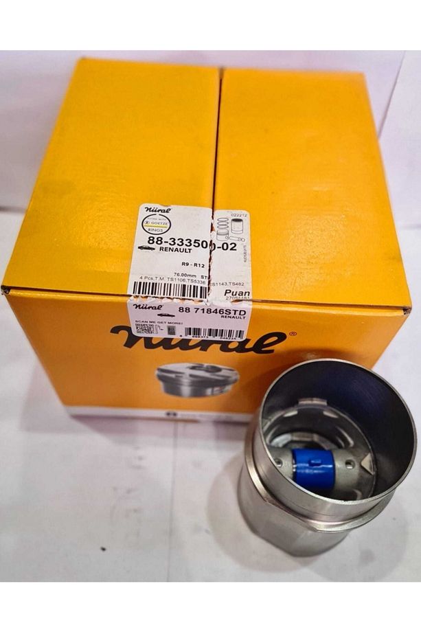 Motor Kıtı R12 R9 1,4 76,00mm Std Piston Segman Kit R12 Toros 1400 Piston Segman Gömlek Goetze - 5