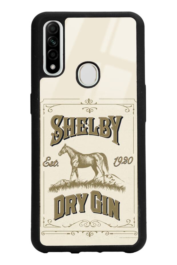 Oppo A31 Peaky Blinders Shelby Dry Gin Design Glossy Phone Case