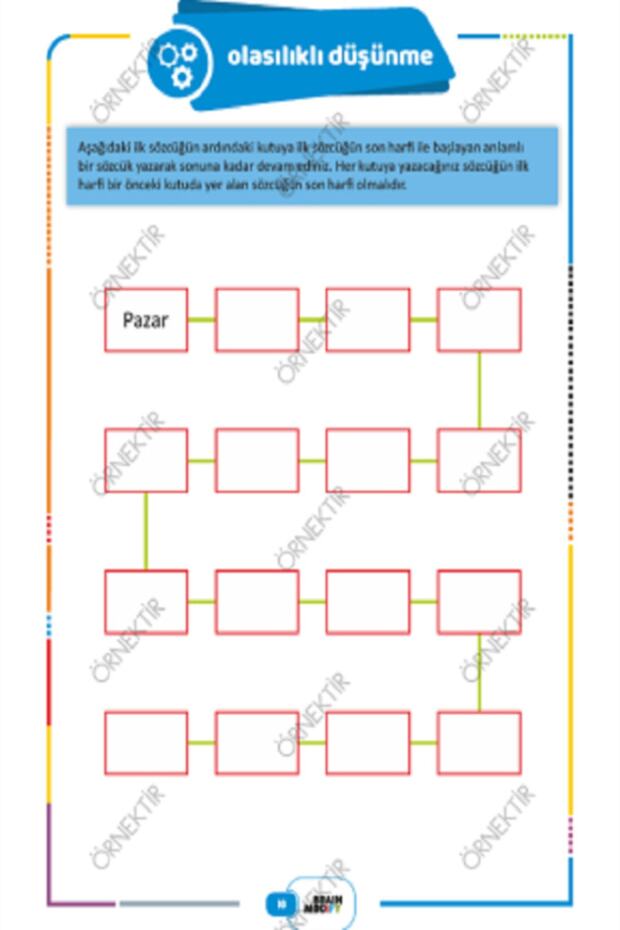 Braın Modify Düşünme Becerileri Fasikülleri 4. Sınıf - 7