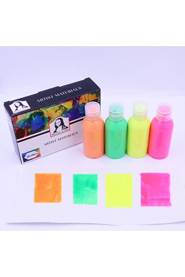 Neon Akrilik 4x100ml - 2