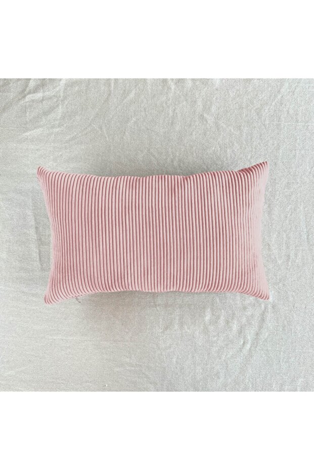 وسادة رمي مستطيلة مخملية - 1