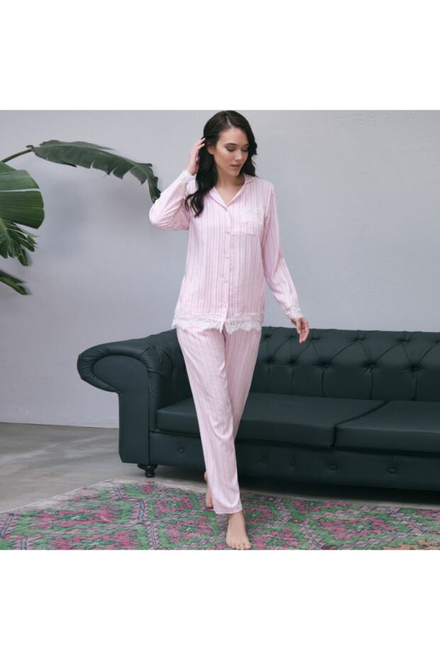 Uzun Kol Pijama Takımı - 1