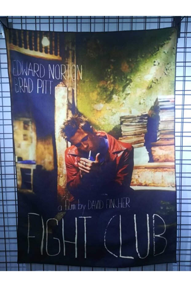 Fight Club - سجادة حائط بتصميم منقوش من Brad Pitt